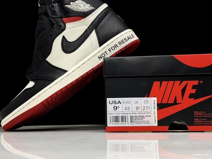Air Varsity Jordan Retro 1 NRG Red OG Resale Not For High 861428-106 0819